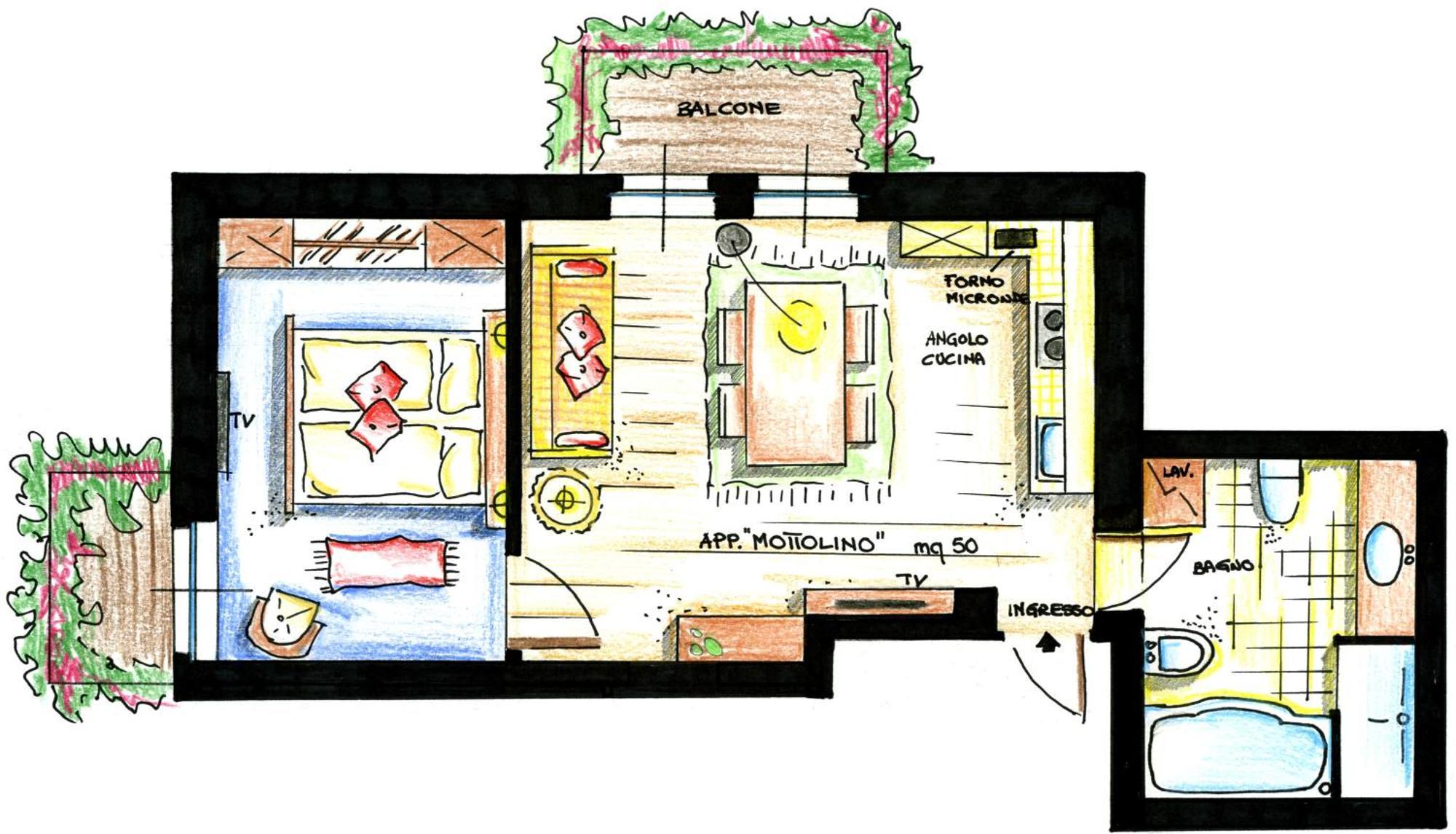 Chalet Mattias Livigno Bilik gambar