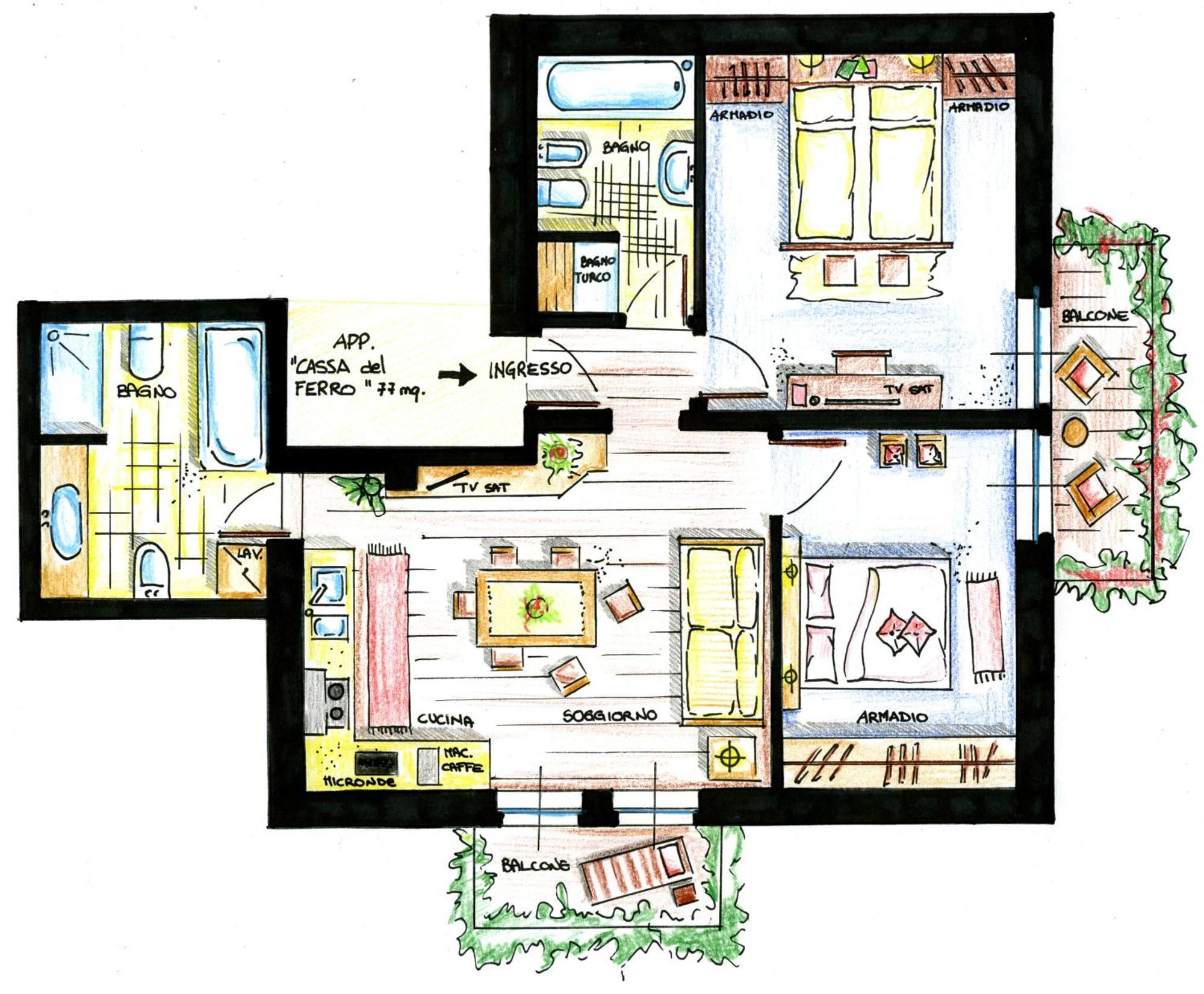 Chalet Mattias Livigno Bilik gambar